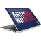 University of Arizona Wildcats Logo Split Blue HP Pavilion Skin