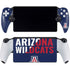 University of Arizona Wildcats Logo Split Blue PlayStation Portal Remote Player Skin