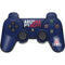 University of Arizona Wildcats Logo Split Blue PS3 Dual Shock wireless controller Skin