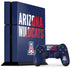 University of Arizona Wildcats Logo Split Blue PS4 Console and Controller Bundle Skin