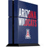 University of Arizona Wildcats Logo Split Blue PS4 Console Skin