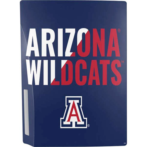 University of Arizona Wildcats Logo Split Blue PS5 Bundle Skin