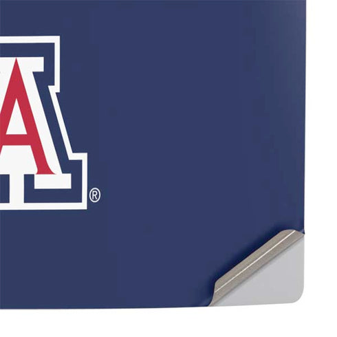 University of Arizona Wildcats Logo Split Blue PS5 Slim Digital Edition Console Skin