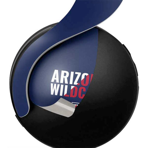 University of Arizona Wildcats Logo Split Blue PULSE 3D Wireless Headset for PS5 Skin