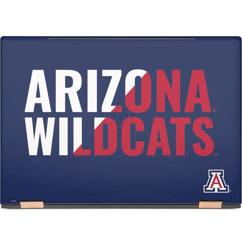 University of Arizona Wildcats Logo Split Blue HP Spectre Skin