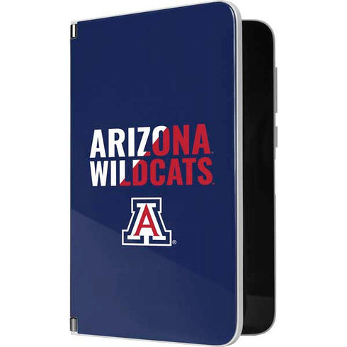 University of Arizona Wildcats Logo Split Blue Surface Duo Skin