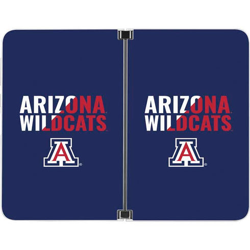 University of Arizona Wildcats Logo Split Blue Surface Duo Skin