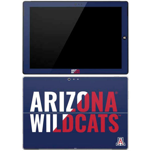 University of Arizona Wildcats Logo Split Blue Surface Pro 3 Skin