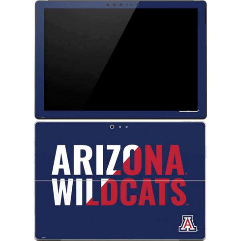 University of Arizona Wildcats Logo Split Blue Surface Pro 4 Skin