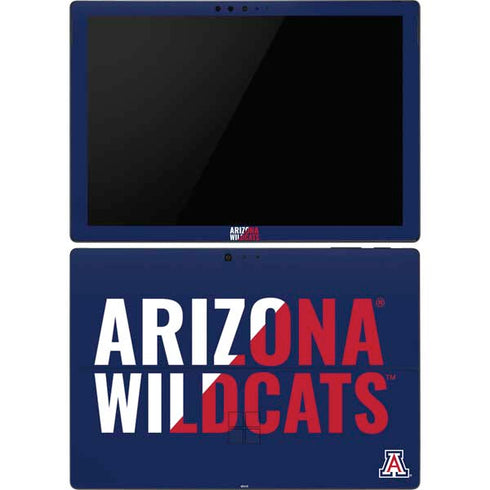 University of Arizona Wildcats Logo Split Blue Surface Pro 6 Skin