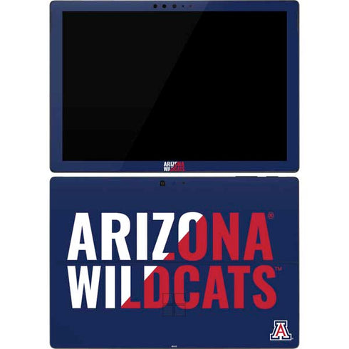 University of Arizona Wildcats Logo Split Blue Surface Pro 7 Skin