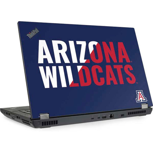 University of Arizona Wildcats Logo Split Blue Lenovo ThinkPad Skin