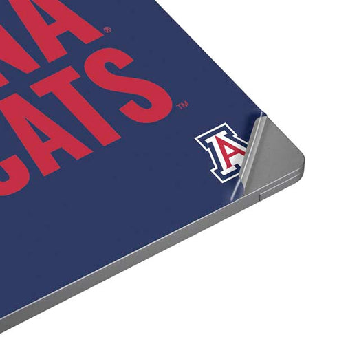 University of Arizona Wildcats Logo Split Blue Universal Laptop 14in (11.4 x 8.2in) Skin