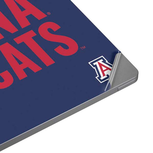 University of Arizona Wildcats Logo Split Blue Universal Laptop 15in (12.2 x 8.8in) Skin
