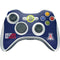 University of Arizona Wildcats Logo Split Blue Xbox 360 Wireless Controller Skin