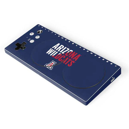 University of Arizona Wildcats Logo Split Blue Xbox Adaptive Controller Skin