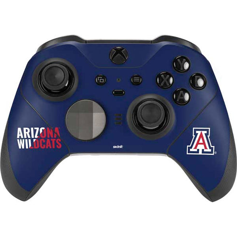 University of Arizona Wildcats Logo Split Blue Xbox Elite Wireless Controller Series 2 Skin