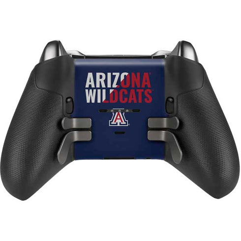University of Arizona Wildcats Logo Split Blue Xbox Elite Wireless Controller Series 2 Skin