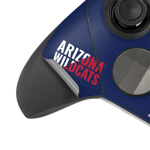 University of Arizona Wildcats Logo Split Blue Xbox Elite Wireless Controller Series 2 Skin