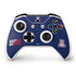 University of Arizona Wildcats Logo Split Blue Xbox One S Controller Skin