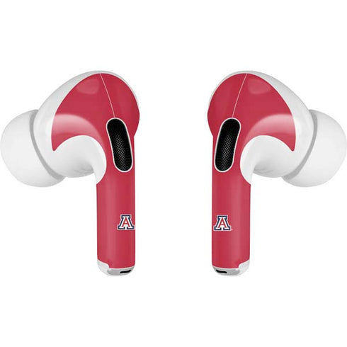 University of Arizona Wildcats Logo Split Red AirPods Pro 2nd Gen Skin