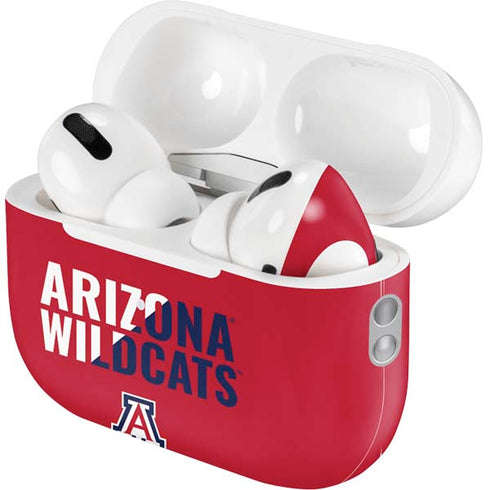 University of Arizona Wildcats Logo Split Red AirPods Pro 2nd Gen Skin