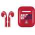 University of Arizona Wildcats Logo Split Red Apple AirPods 2 Skin