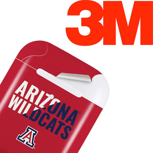 University of Arizona Wildcats Logo Split Red Apple AirPods 2 Skin