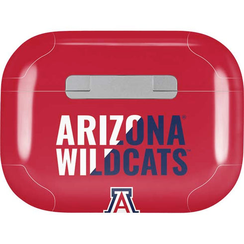 University of Arizona Wildcats Logo Split Red Apple AirPods Pro Skin