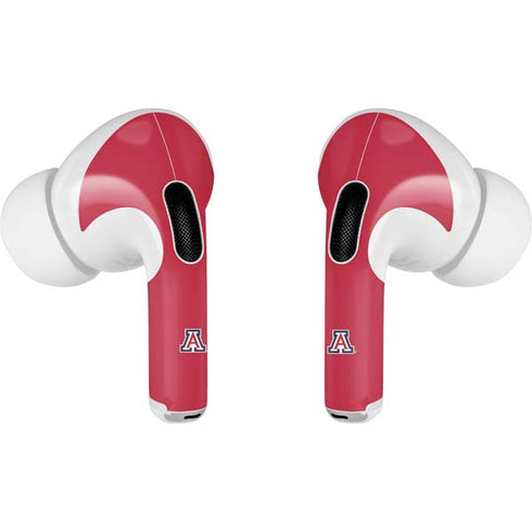 University of Arizona Wildcats Logo Split Red Apple AirPods Pro Skin