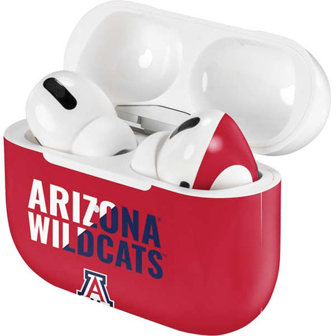 University of Arizona Wildcats Logo Split Red Apple AirPods Pro Skin