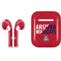 University of Arizona Wildcats Logo Split Red Apple AirPods Skin