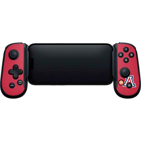 University of Arizona Wildcats Logo Split Red Backbone One for iPhone Game Controller Skin