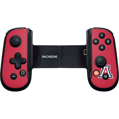 University of Arizona Wildcats Logo Split Red Backbone One for iPhone Game Controller Skin