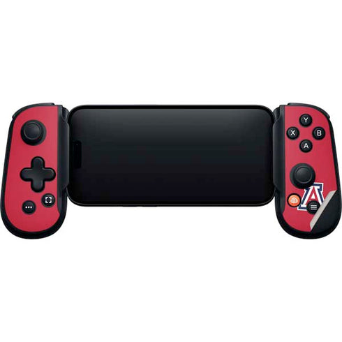 University of Arizona Wildcats Logo Split Red Backbone One for iPhone Game Controller Skin