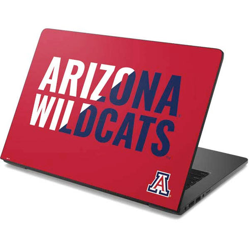 University of Arizona Wildcats Logo Split Red Dell Chromebook Skin
