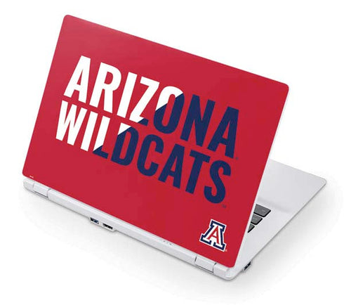 University of Arizona Wildcats Logo Split Red Acer Chromebook Skin
