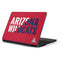 University of Arizona Wildcats Logo Split Red Samsung Chromebook Skin