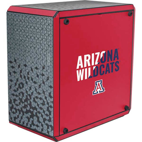 University of Arizona Wildcats Logo Split Red Cooler Master MasterBox Q300L Mini Tower Skin