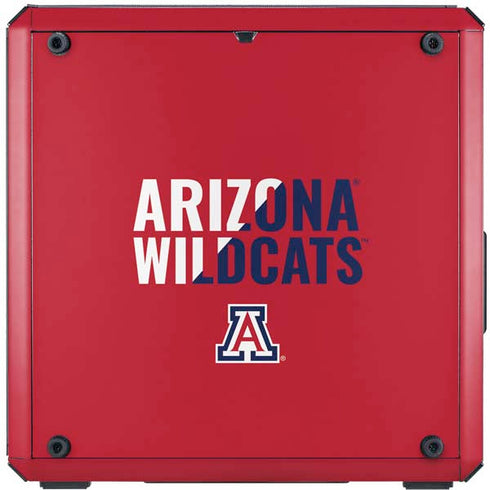 University of Arizona Wildcats Logo Split Red Cooler Master MasterBox Q300L Mini Tower Skin