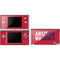 University of Arizona Wildcats Logo Split Red DS Lite Skin