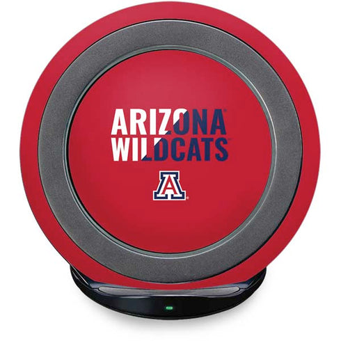 University of Arizona Wildcats Logo Split Red Fast Charge Wireless Charging Stand Skin