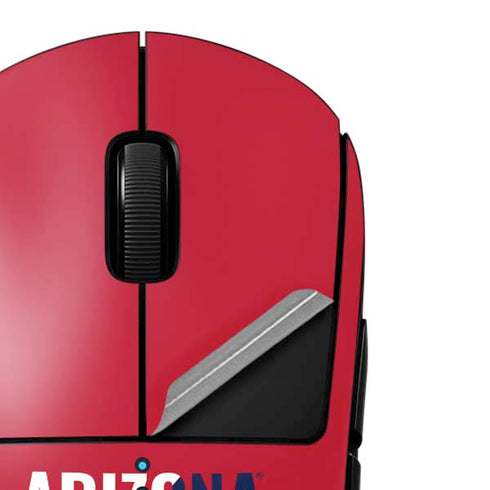 University of Arizona Wildcats Logo Split Red G Pro Wireless Gaming Mouse Skin
