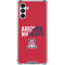 University of Arizona Wildcats Logo Split Red Galaxy A13 5G Clear Case