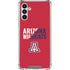 University of Arizona Wildcats Logo Split Red Galaxy A13 5G Clear Case