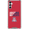 University of Arizona Wildcats Logo Split Red Galaxy A14 5G Clear Case