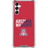 University of Arizona Wildcats Logo Split Red Galaxy A14 5G Clear Case