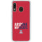University of Arizona Wildcats Logo Split Red Galaxy A20 Clear Case