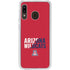 University of Arizona Wildcats Logo Split Red Galaxy A20 Clear Case
