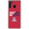 University of Arizona Wildcats Logo Split Red Galaxy A21 Clear Case